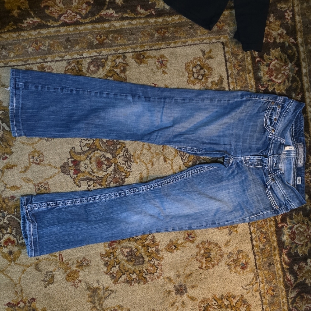 BKE Blue Straight Leg Jeans Classic Style